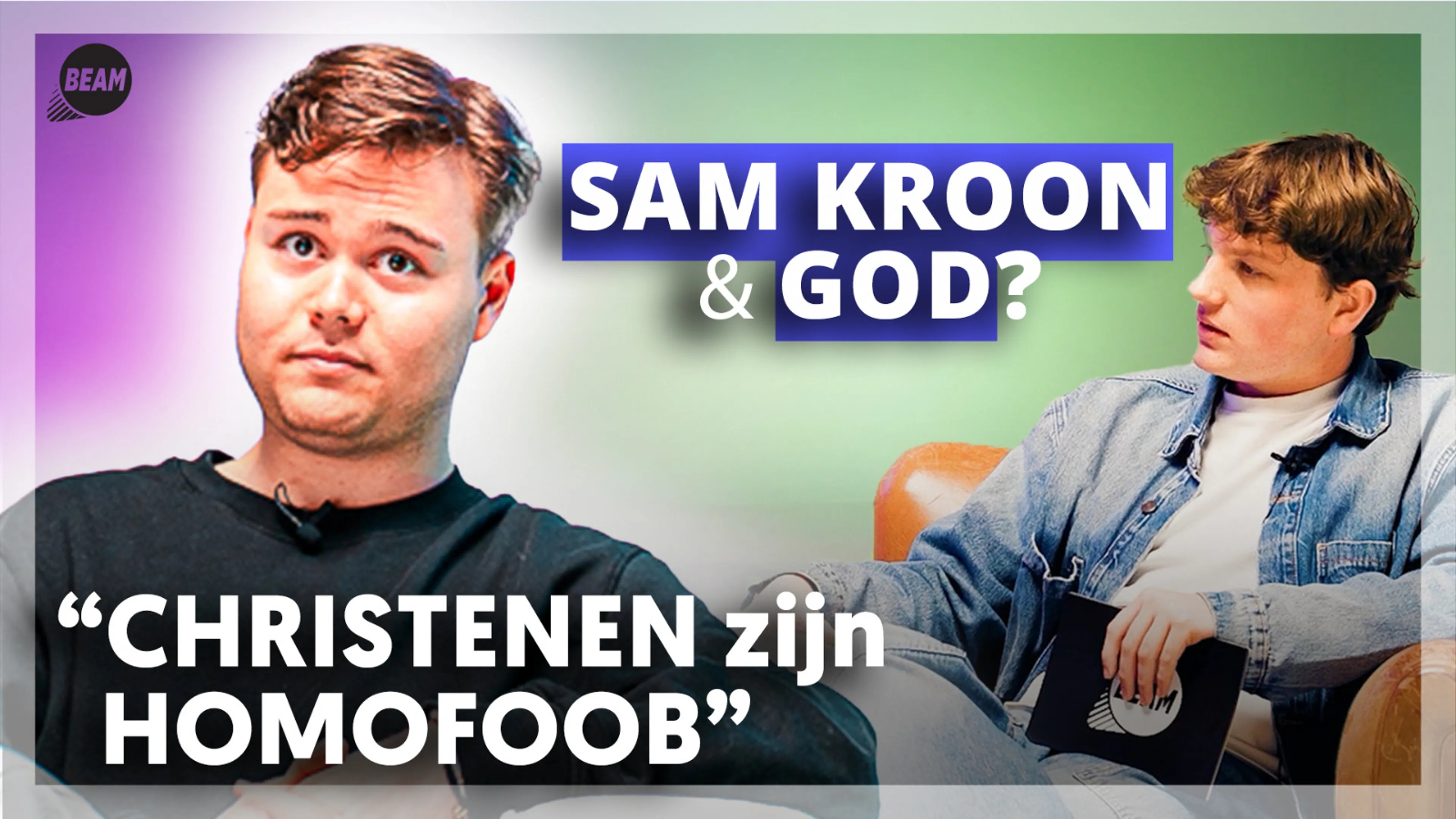 Influencer Sam Kroon in gesprek over zijn (on)geloof in God