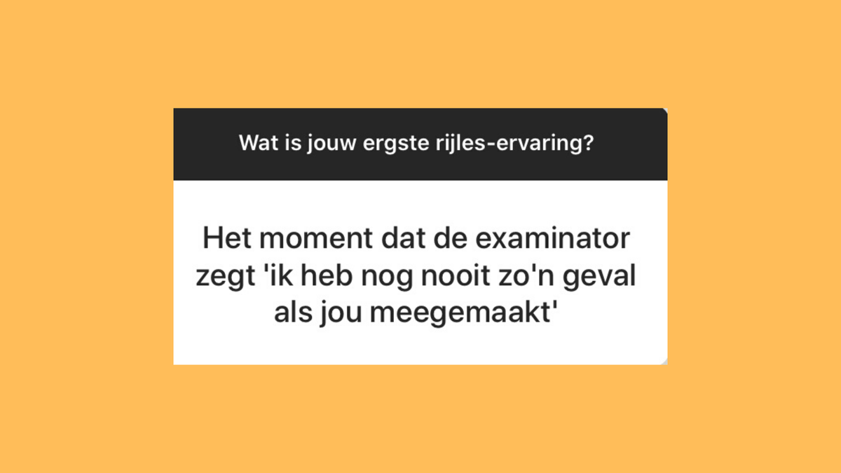 Rijlesgruwel: "Mijn rij-instructeur versprak zich waardoor ik een tuin inreed”
