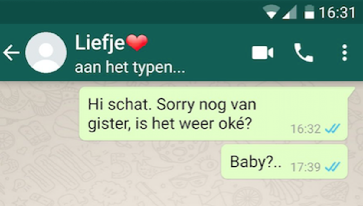 De_eeuwige_typer_whatsapp