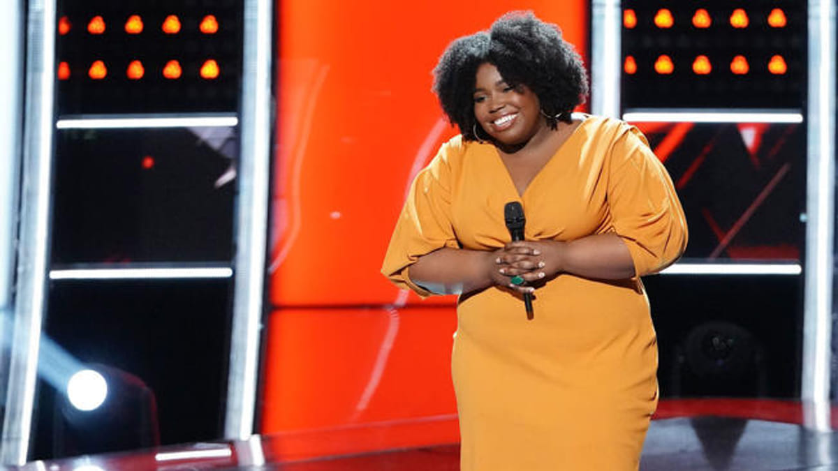 Kymberli Joye zingt Oceans bij The voice! EO BEAM