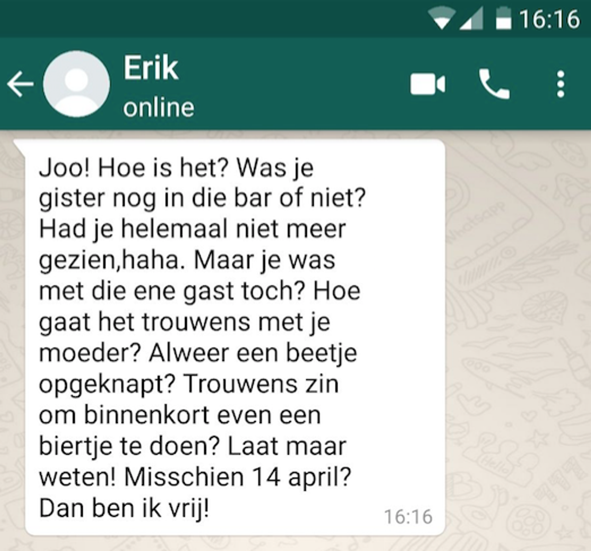 De_verloren_vriend_whatsapp