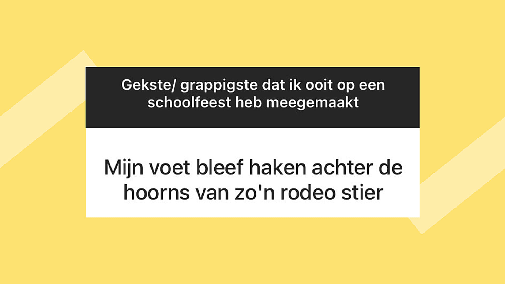 gekste schoolervaringen