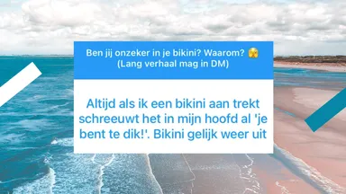 BEAM zomerstruggles: 'Ik schaam mij als ik een bikini aanheb'