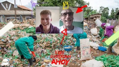 Andy raapte een plastic flesje op en wat er toen gebeurde, geloof je niet
