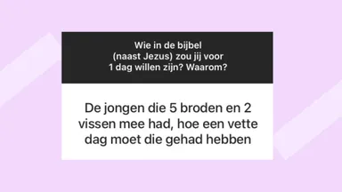 10x BEAM'ers vertellen welk bijbelfiguur zij voor één dag zouden willen zijn 🤩