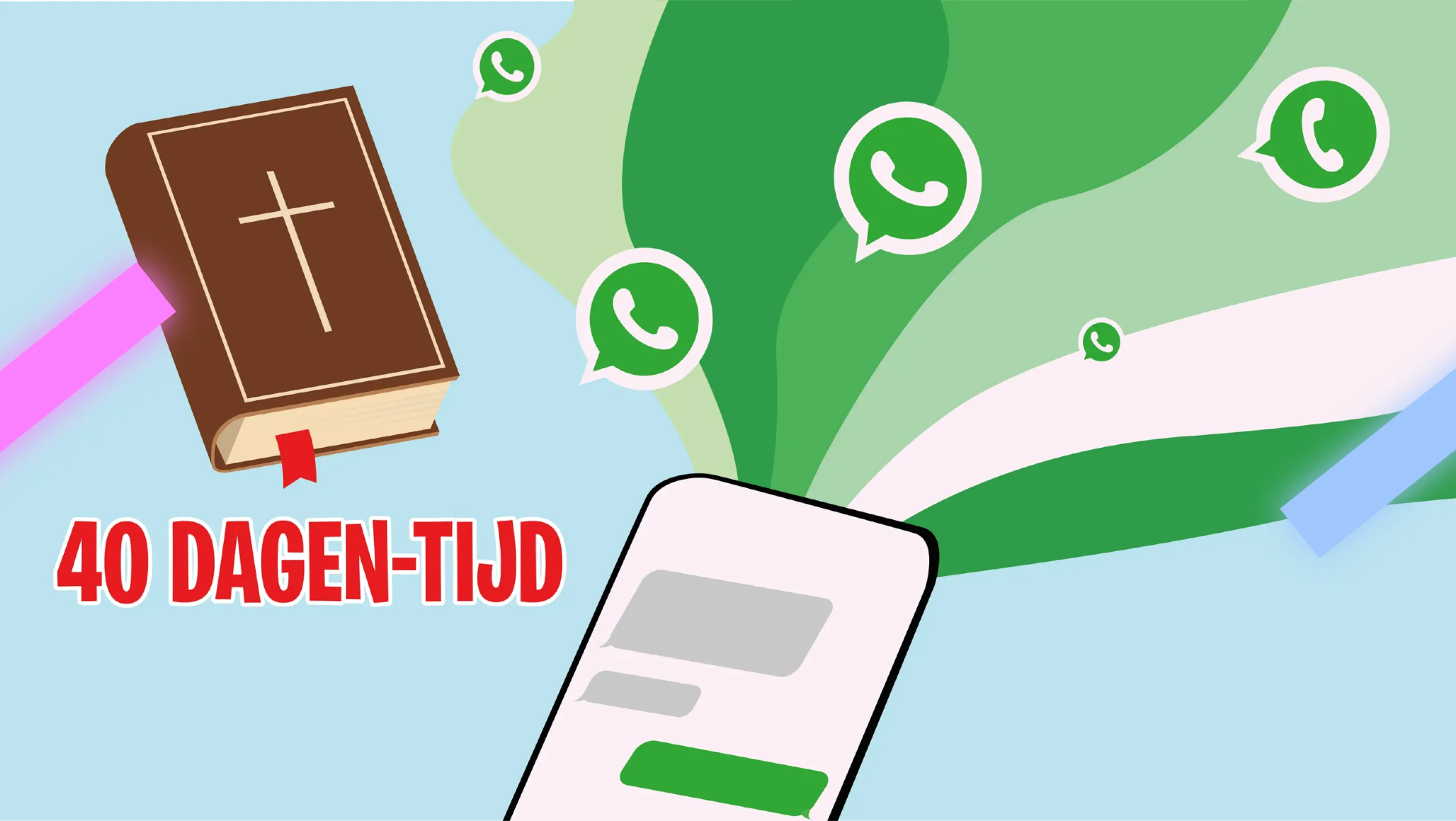 Meld je hier aan voor 40 dagen inspiratie via WhatsApp