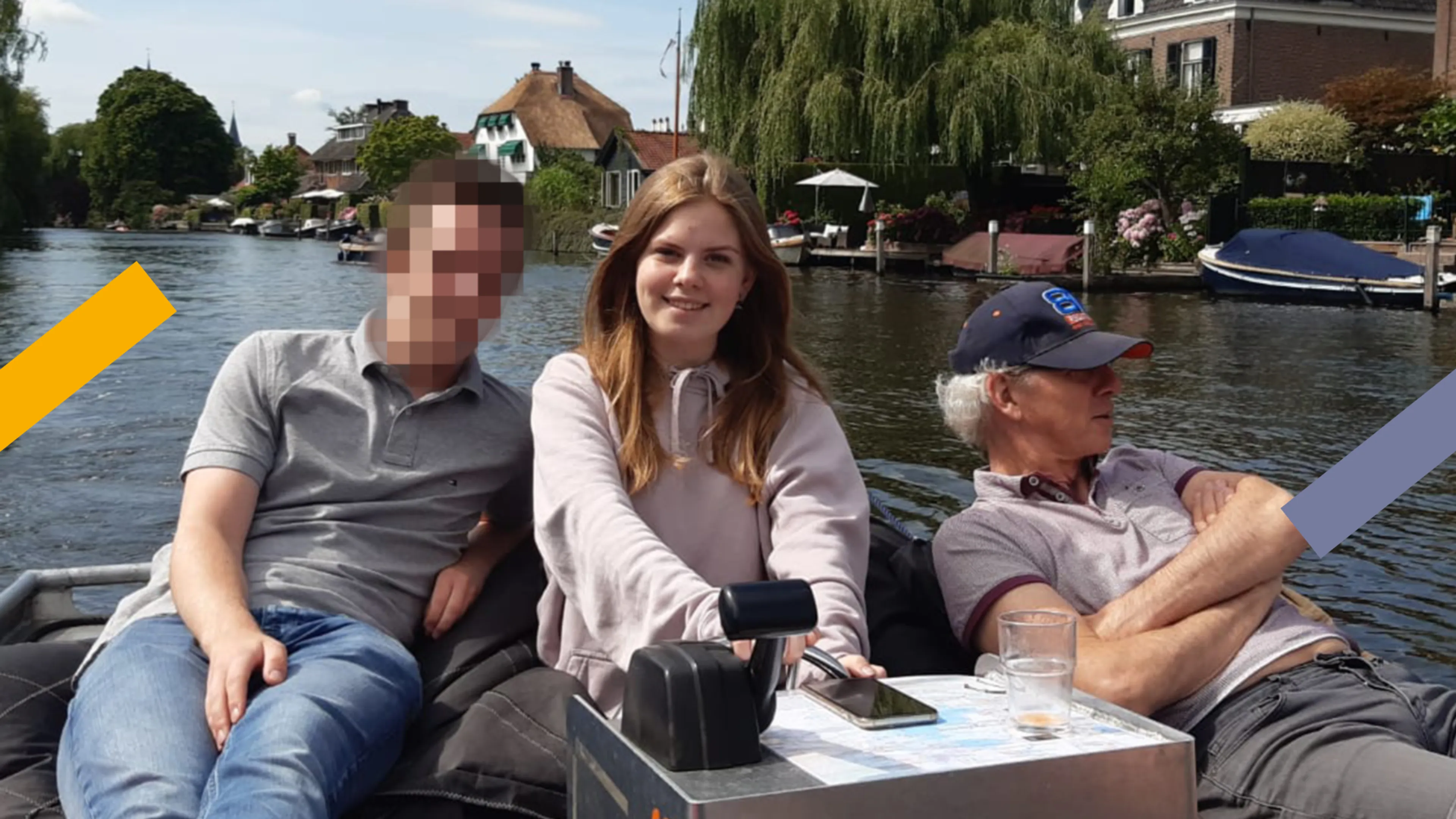 Amber (20) verliest haar vader én opa op dezelfde dag aan kanker: ‘toen ik de kamer inliep, blies hij zijn laatste adem uit’