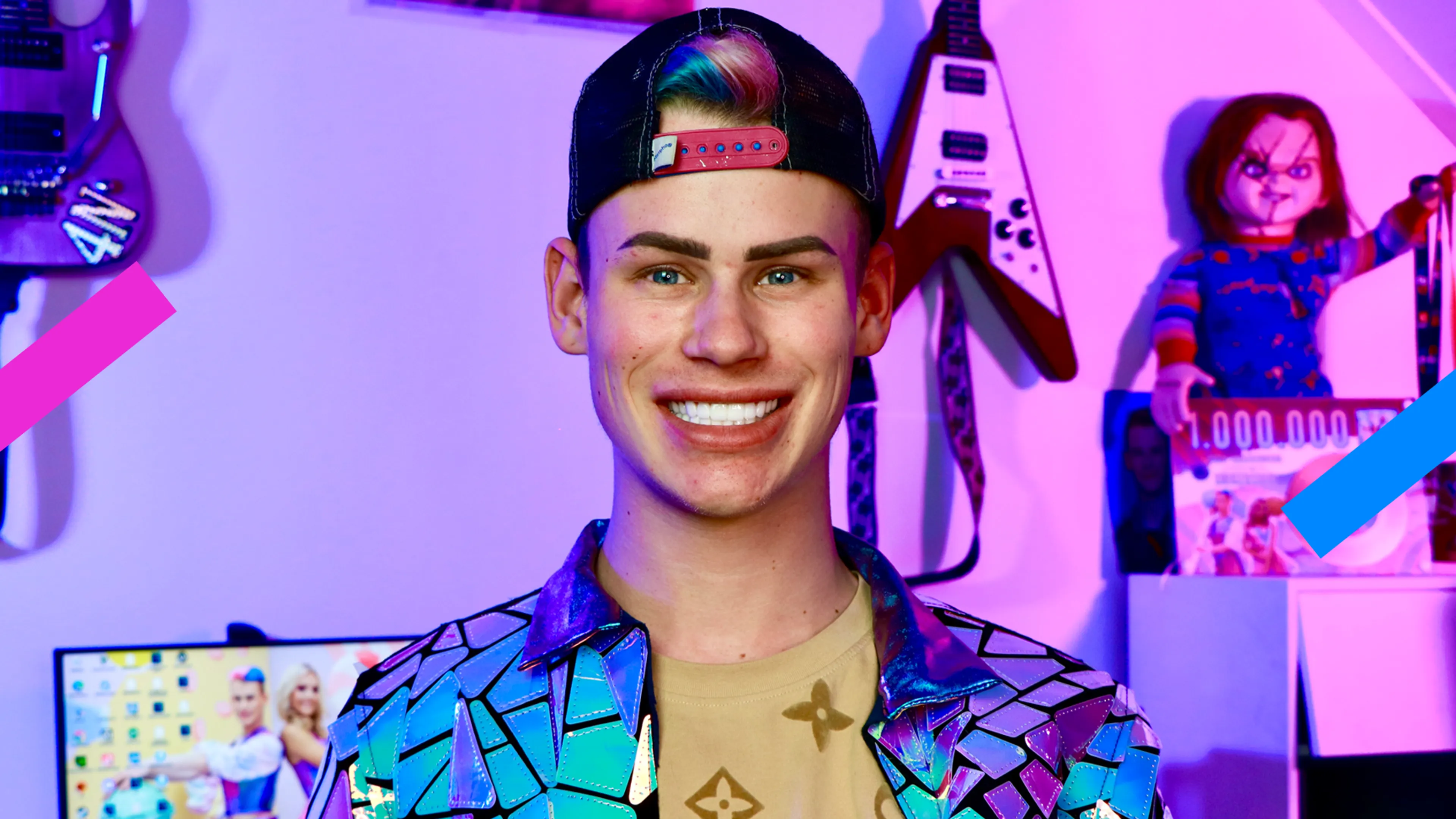 In beeld zie je Ziggy krassenberg die lacht naar de camera.