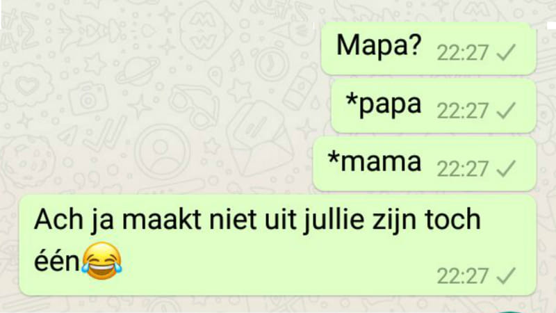 Ouders op WhatsApp: "Hé vriend, ben je al je bed uit?!"