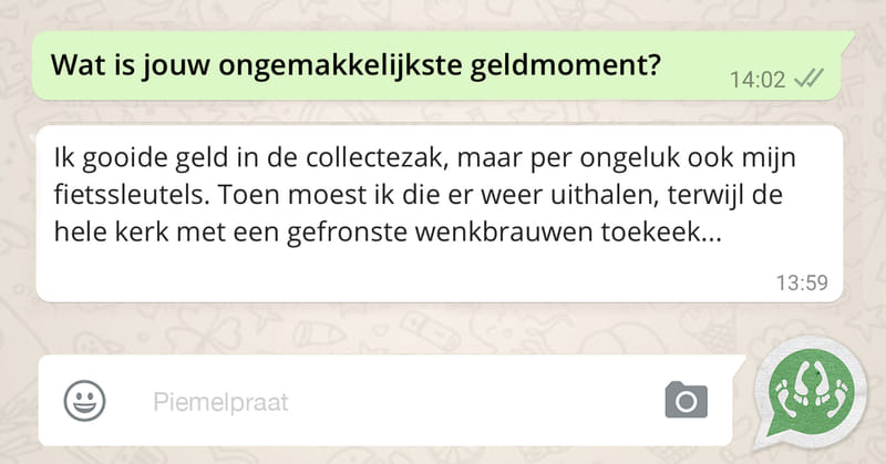 Geld: "Ik heb gehuild in de winkel, omdat ik mijn pincode niet wist."