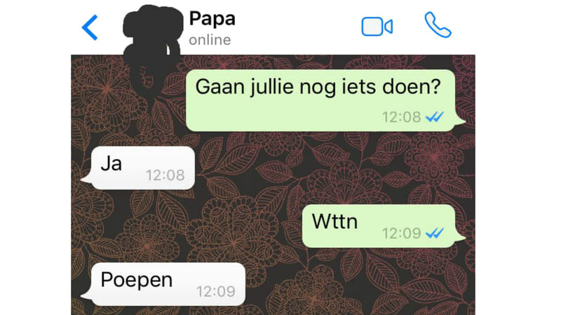 Ouders op WhatsApp: "Stuur dit alsjeblieft niet naar BEAM"