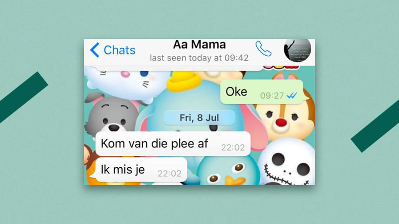 5x Ouders op WhatsApp: "Kom van die plee af, ik mis je"