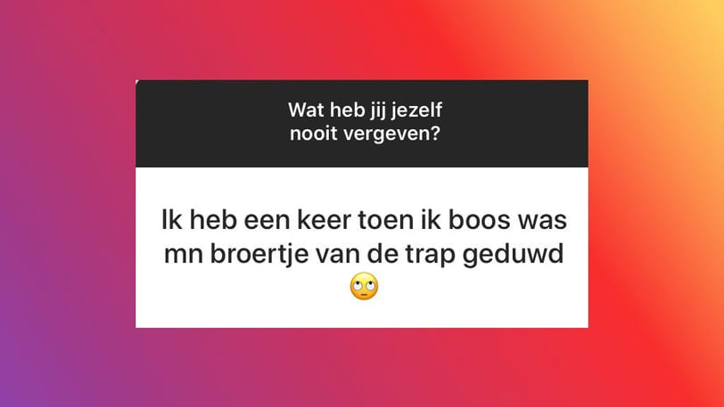 9 dingen die jullie jezelf nooit hebben vergeven