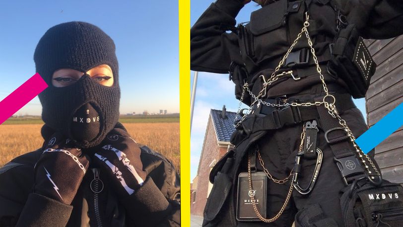 Hilde (18) draagt TechWear: "Als mensen staren naar mijn legerkleding, zie ik dat als compliment"